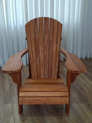 Cadeira adirondack madeira maciça Cerejeira