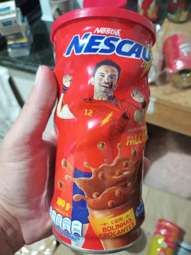 Lata Nescau Falcão, Lacrado 