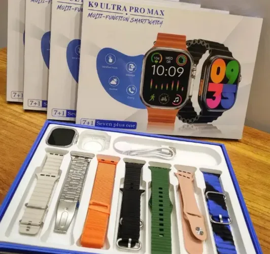 Smartwatch Ultra com pulseiras extras - pronta entrega