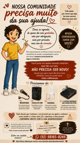 Microfones, cadeiras, oq puder