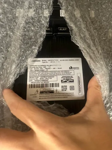 Tv Samsung 75 , Defeito na tela