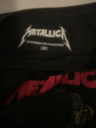 Camiseta Metallica - Oversized - 100% original