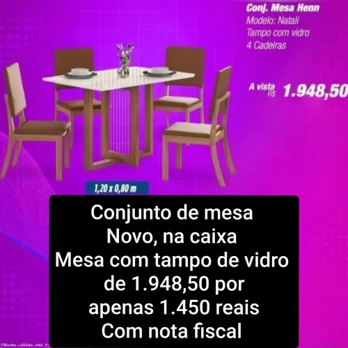 Jogo de mesa novo na caixa