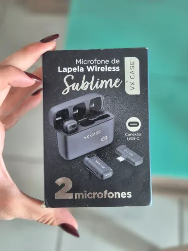 Microfone de lapela sublime
