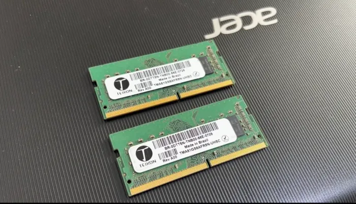 Memoria ram 16 gb ddr4 2400( 8gb + 8gb ) teikon - testada para notebook