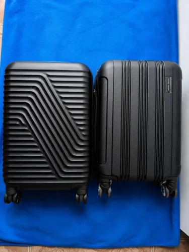Kit 2 Malas de Viagem Rígidas Premium - Rodinhas 360° e Cadeado Integrado