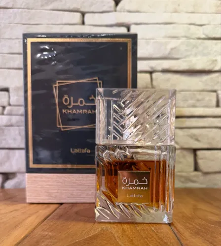 Khamrah-Lattafa 100ML-Volumetria idicado na foto