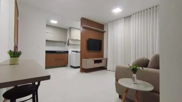 Aluga-se Apartamento 1 Quarto Totalmente Equipado e Mobiliado em Jardim da Penha