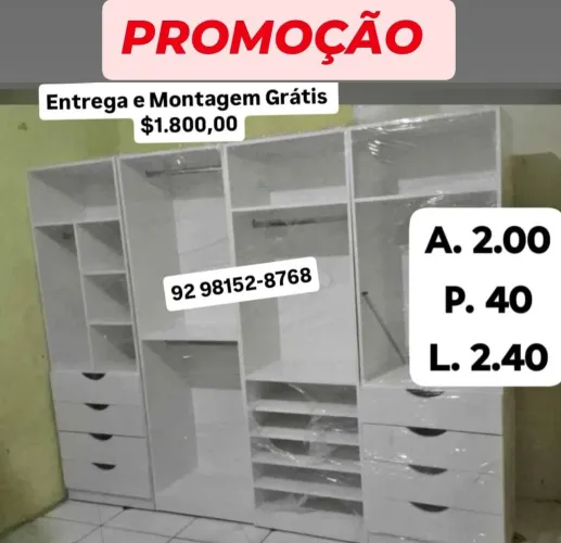 Closet de 40 profundidade 