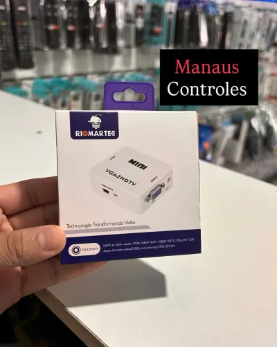 Conversor de Vídeo VGA para HDMI Output - Entregamos