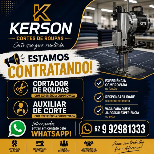 Corte de roupas      