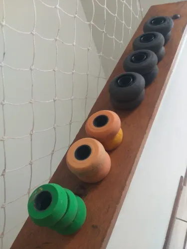 Kit de rodas importadas de patins 