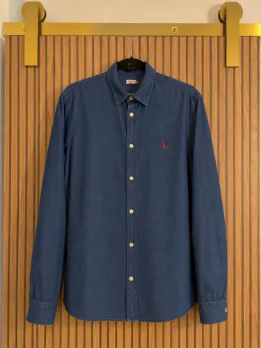 Camisa Jeans Infantil Reserva - Tamanho 12+