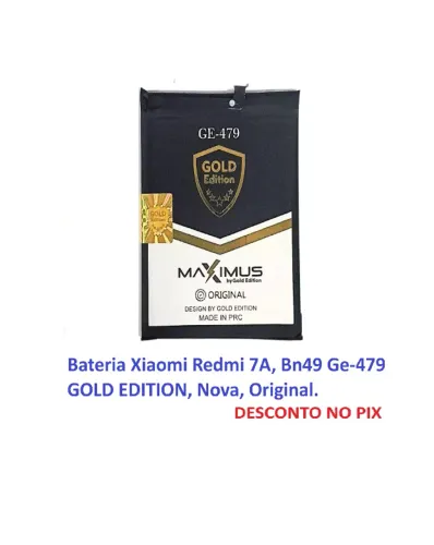 Bateria Xiaomi Redmi 7A Bn49 Ge-479 Gold Edition Nova Original