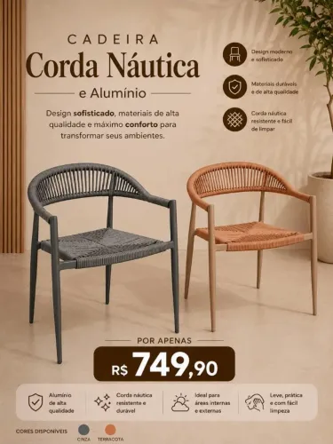 Cadeiras polipropileno 