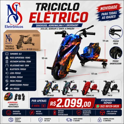 TRICICLO ELÉTRICO