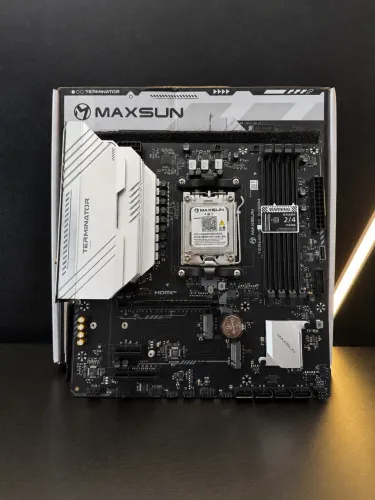 Placa mãe B650m Terminator wifi6 nova