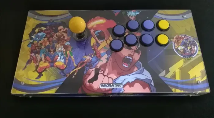 Controle Arcade X-Men VS Street Figther - Full Sanwa para Ps4/ps3 E Pc