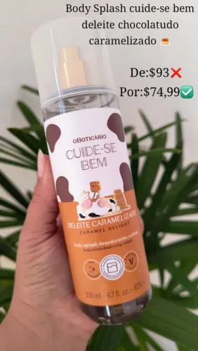 Body Splash cuide-se bem boticário na promoção