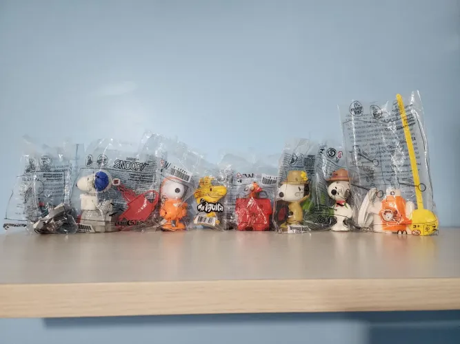 Peanuts / Snoopy McDonald's 2019 - 8 Itens da Coleção Oficial