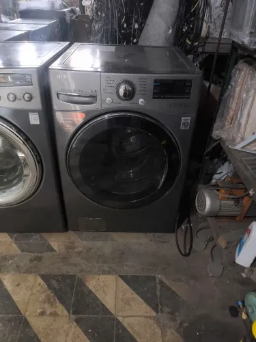 Lava e seca lg14kg grafite metalico linda e gigantesca