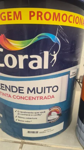Tinta rende muito - coral