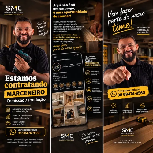 Estamos contratando marceneiro Profissional