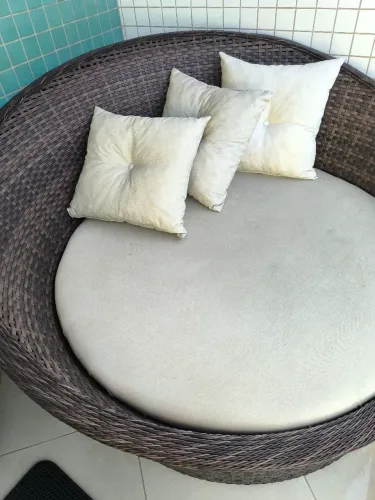 Chaise redonda para varanda