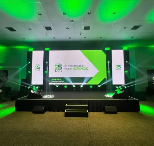 Estrutura Completa para Eventos | Som, Luz, Painel de LED, Palco..