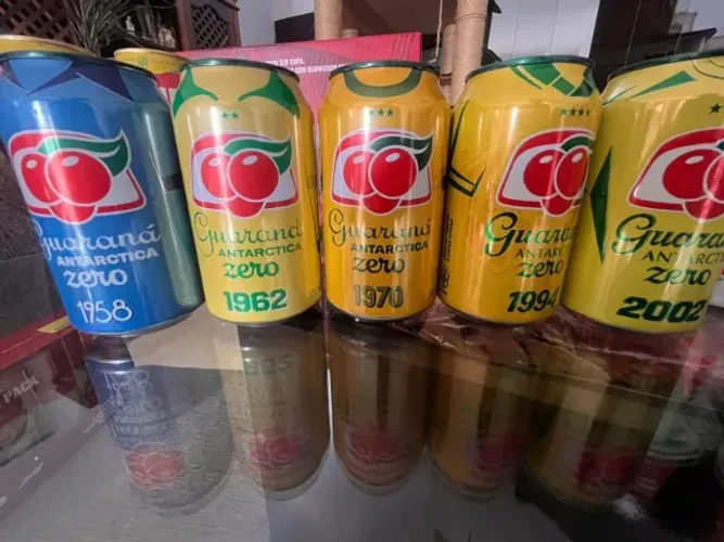 Guaraná Antarctica Copa do Mundo - Kit 5 Latas (Edição Especial)
