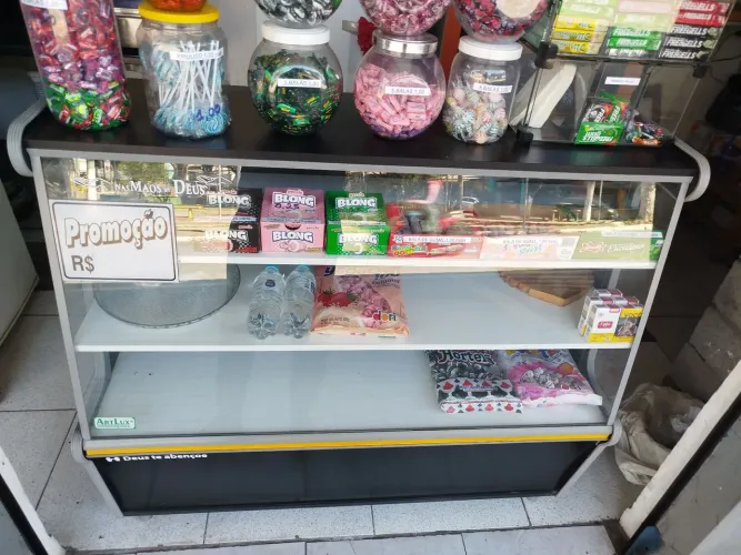 Balcão de vidro seco 