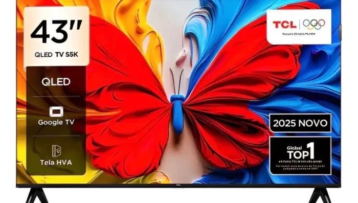 SMART TV TCL QLED 43 POLEGADAS - 43S5K