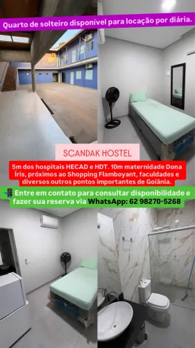 SCANDAK HOSTEL ? CONFORTO, PRATICIDADE E EXCELENTE LOCALIZAÇÃO!