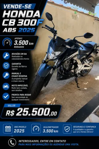 Moto CB300F 2025
