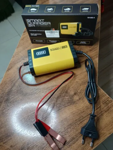 Carregador de bateria 12 volts inteligente