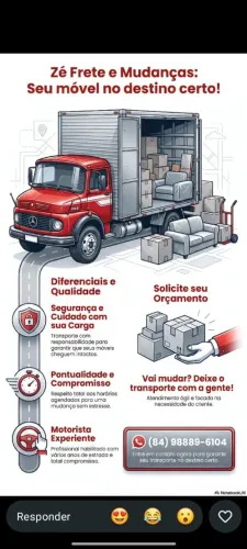 Fretes e mudanças.