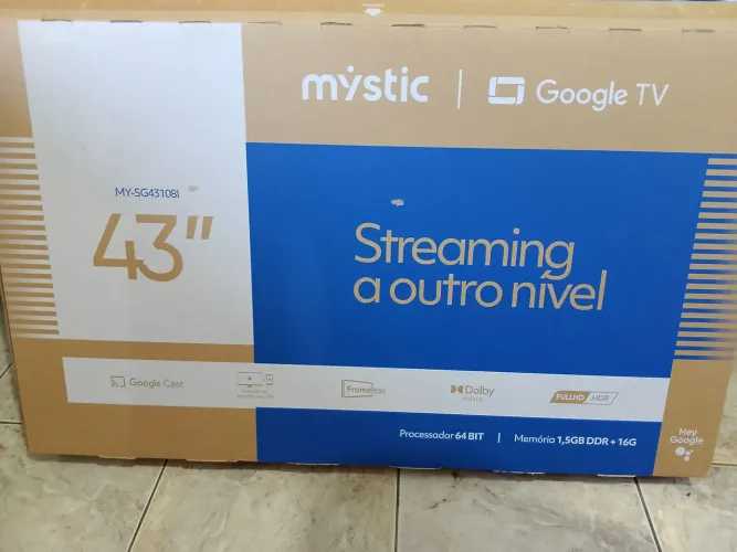 Google TV 43 Android na caixa faço entrega aceito cartão