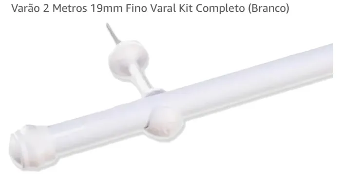 Kit varão para cortina