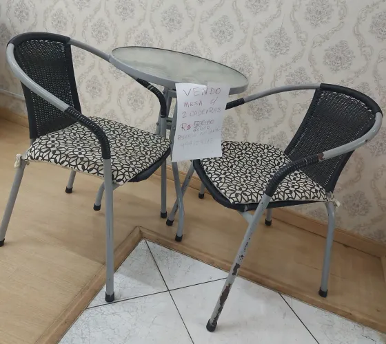 Vendo mesa para varanda