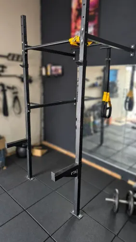 Rack para agachamento e barra fixa