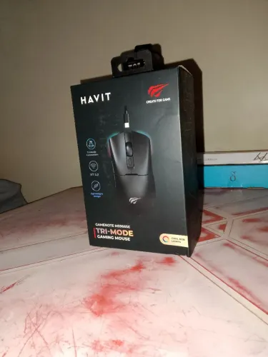 Mouse Gamer Havit MS966SE Tri-Mode (Novo / Na Caixa)
