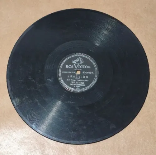 Disco goma-laca 78 rpm Luiz Gonzaga - Juazeiro / Baião