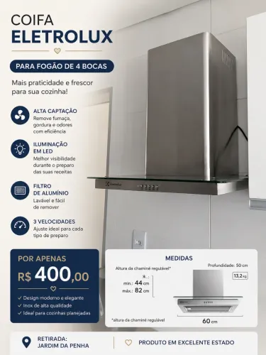 Coifa Electrolux