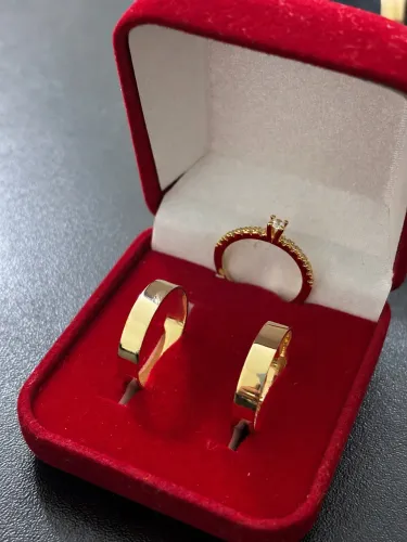 Alianças em ouro 16k