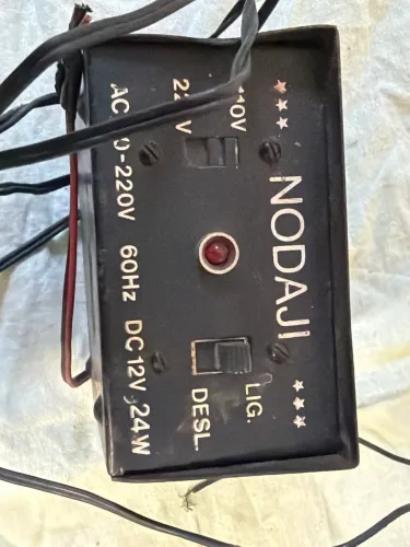 Transformador 110/220v para 12v-24w vintage colecionável funcional