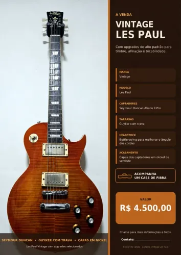Guitarra Vintage Les Paul