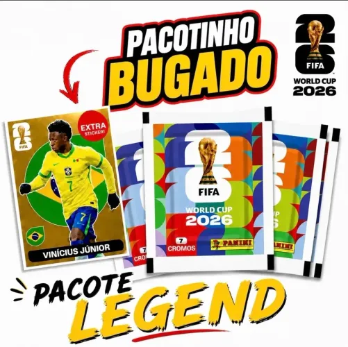 Pacotinho Bugado Copa 2026 Extra Sticker