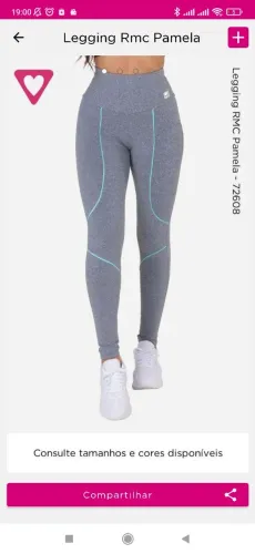 Calça legging romance favorita