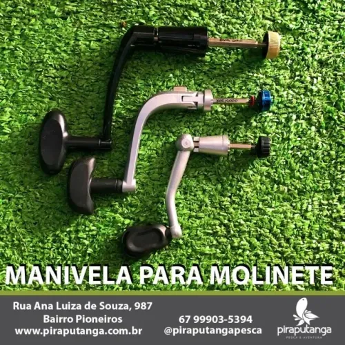 Manivela P/ Molinete Dobrável Bracinho de Molinete Reposição 500 1000 2000 3000 4000 5000