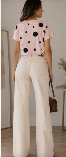 blusa amoc rosa poá p